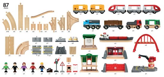 BRIO World Sets - Deluxe Railway Set