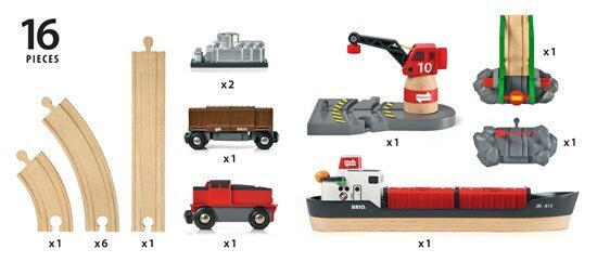 BRIO World - Cargo Harbour Set