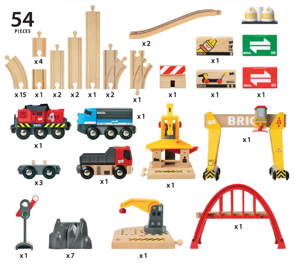 BRIO World Sets - Cargo Railway Deluxe Set