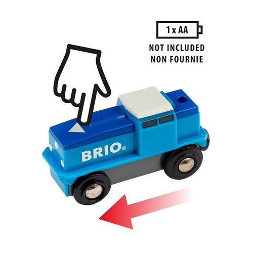 BRIO World Train - Cargo Battery Engine