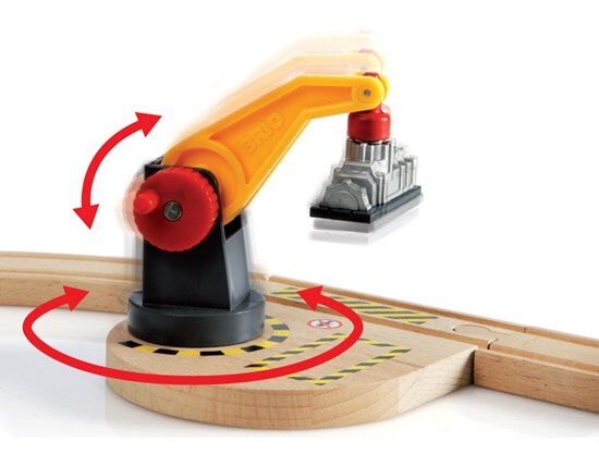 BRIO World - Rail & Road Crane Set