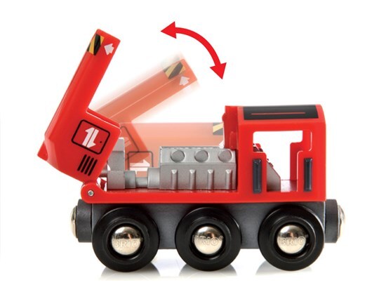 BRIO World - Rail & Road Crane Set