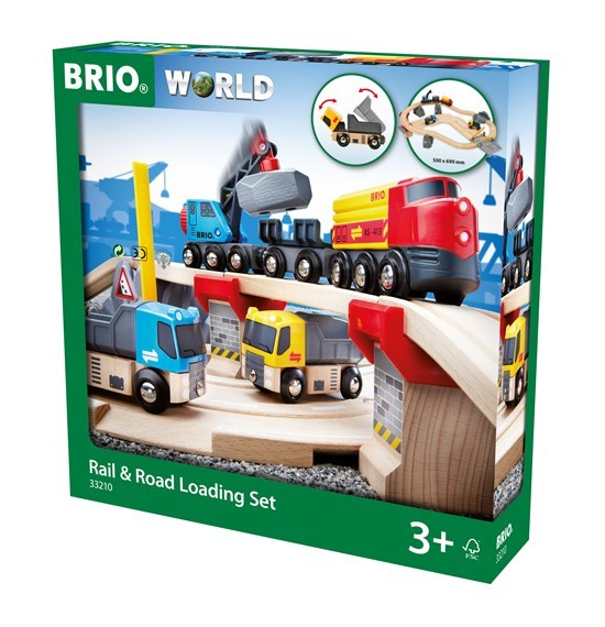 BRIO Sets - Rail & Road Loading Set