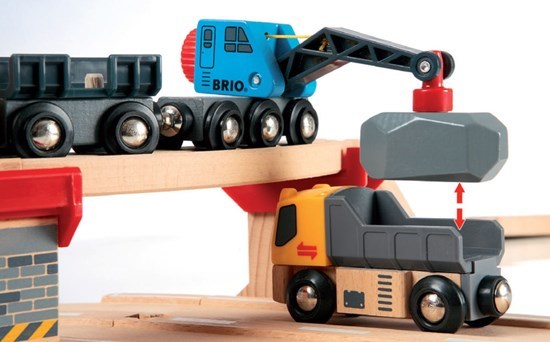 BRIO Sets - Rail & Road Loading Set
