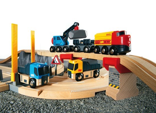BRIO Sets - Rail & Road Loading Set