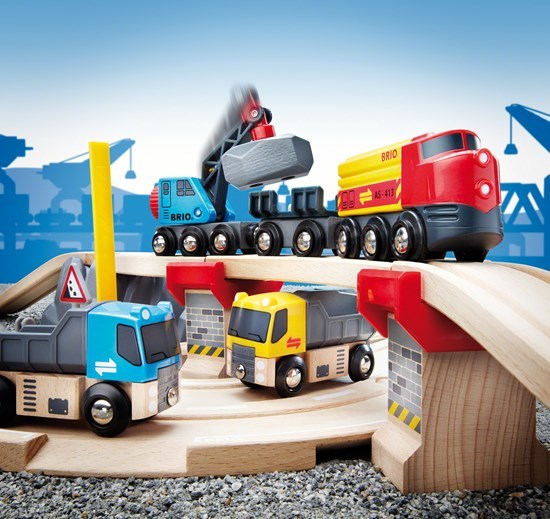 BRIO Sets - Rail & Road Loading Set