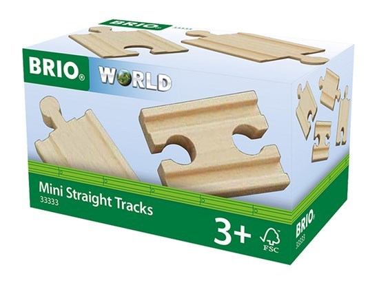 BRIO World Tracks - Mini Straight Tracks