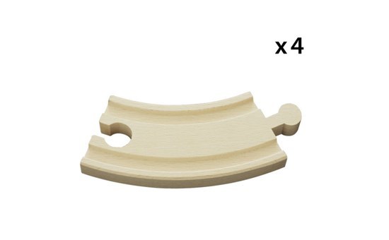 BRIO World Tracks - Short Curved Tracks
