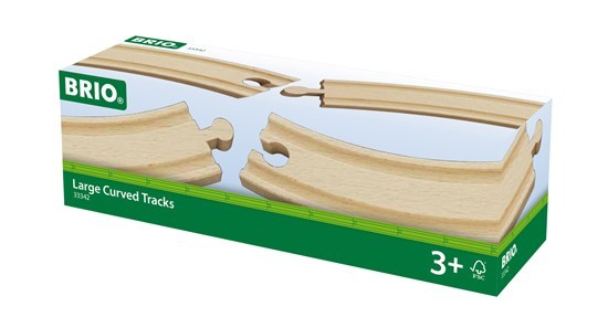 BRIO World Tracks - Large Curved Tracks