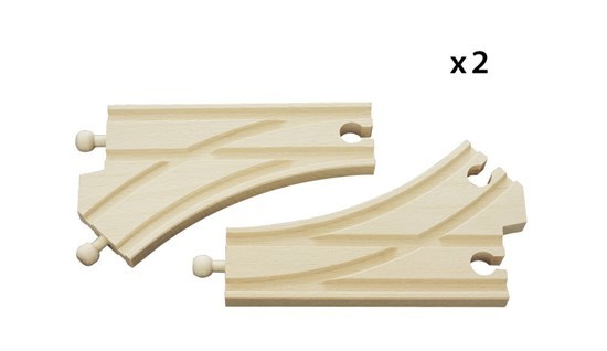 BRIO World - Curved Switching Tracks