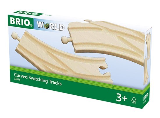 BRIO World - Curved Switching Tracks