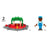 BRIO World Tracks - Turntable & Figure