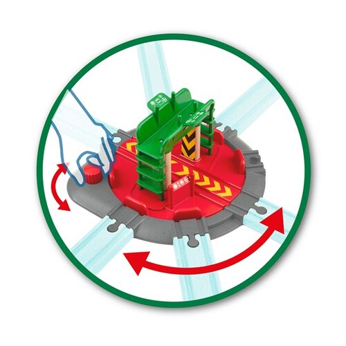 BRIO World Tracks - Turntable & Figure