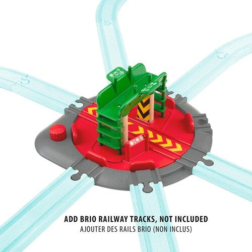 BRIO World Tracks - Turntable & Figure