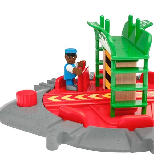 BRIO World Tracks - Turntable & Figure