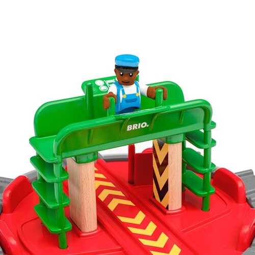 BRIO World Tracks - Turntable & Figure