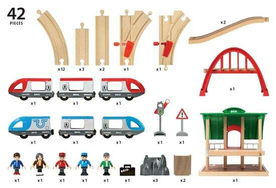 BRIO World Set - Travel Switching Sets