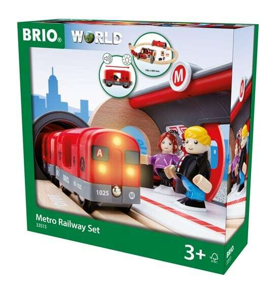 BRIO World Set - Metro Railway Set