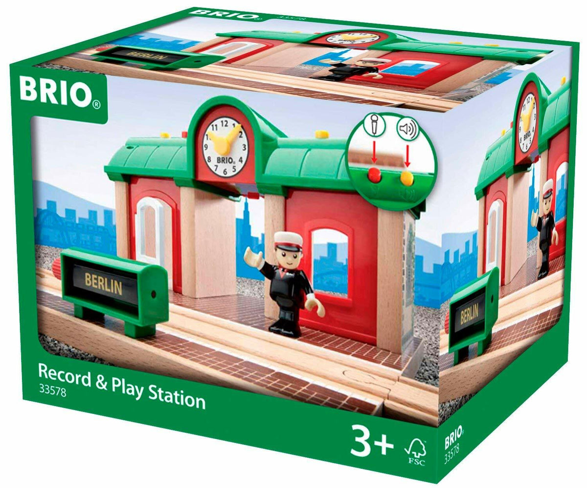 BRIO World Destination - Record and Play Station