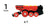 BRIO World Train - Mighty Red Battery Powered Action Locomotive