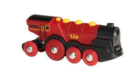 BRIO World Train - Mighty Red Battery Powered Action Locomotive