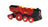 BRIO World Train - Mighty Red Battery Powered Action Locomotive