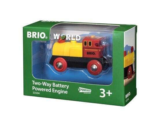 BRIO World Train - Two-Way Battery Powered Engine