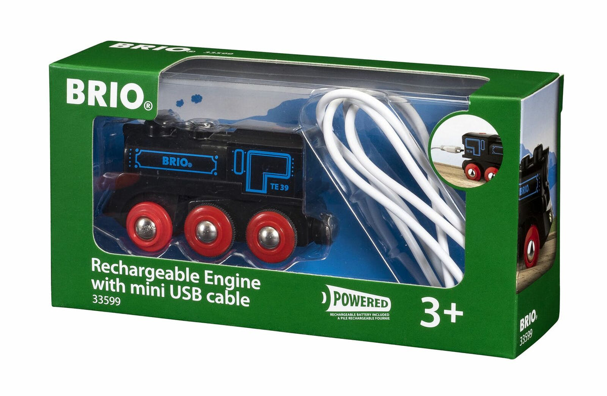 BRIO World Train - Rechargeable Engine with Mini USB Cable