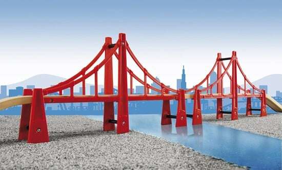 BRIO World Bridge - Double Suspension Bridge