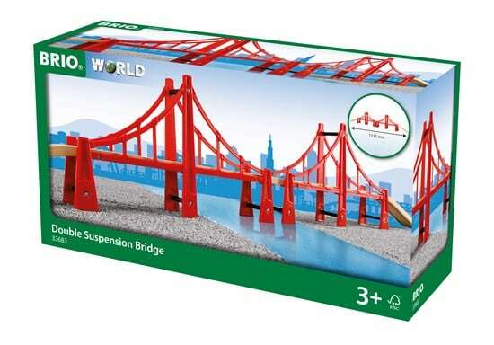 BRIO World Bridge - Double Suspension Bridge