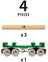 BRIO World Vehicle - Lumber Loading Wagon