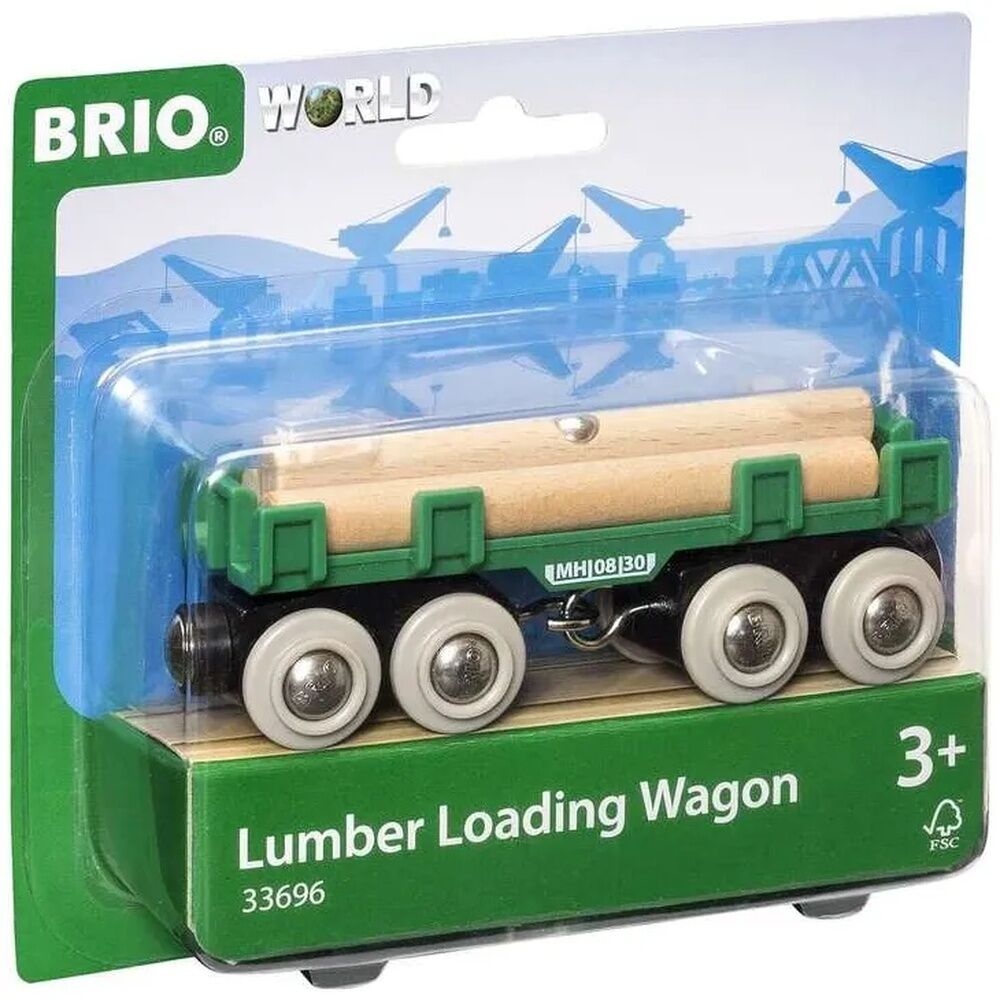 BRIO World Vehicle - Lumber Loading Wagon