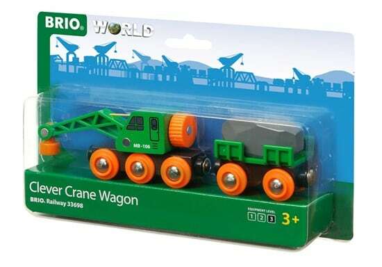 BRIO World Vehicle - Clever Crane Wagon