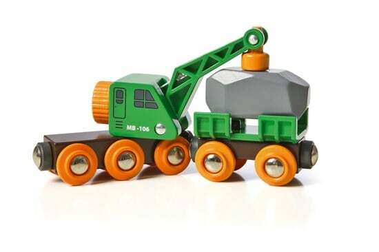 BRIO World Vehicle - Clever Crane Wagon