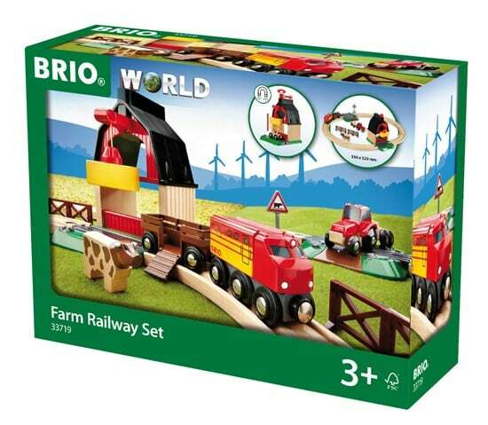 BRIO World Set - Farm Railway Set