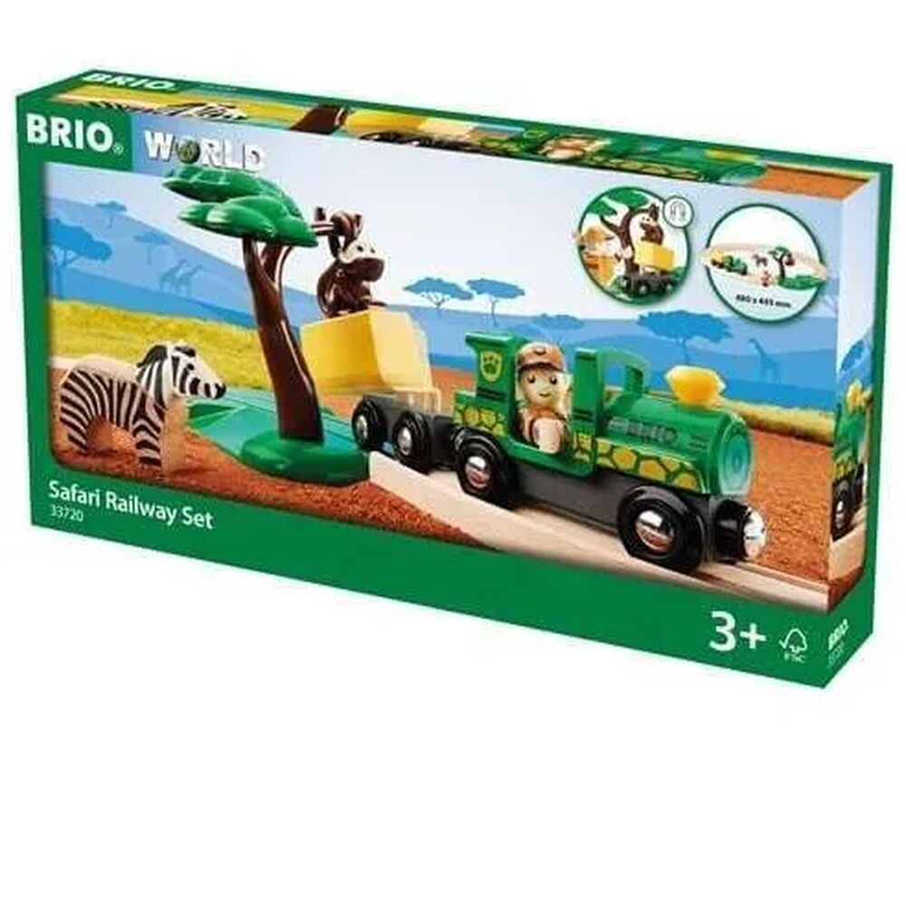 BRIO World Set - Safari Railway Set