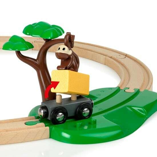 BRIO World Set - Safari Railway Set
