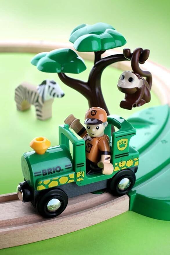 BRIO World Set - Safari Railway Set