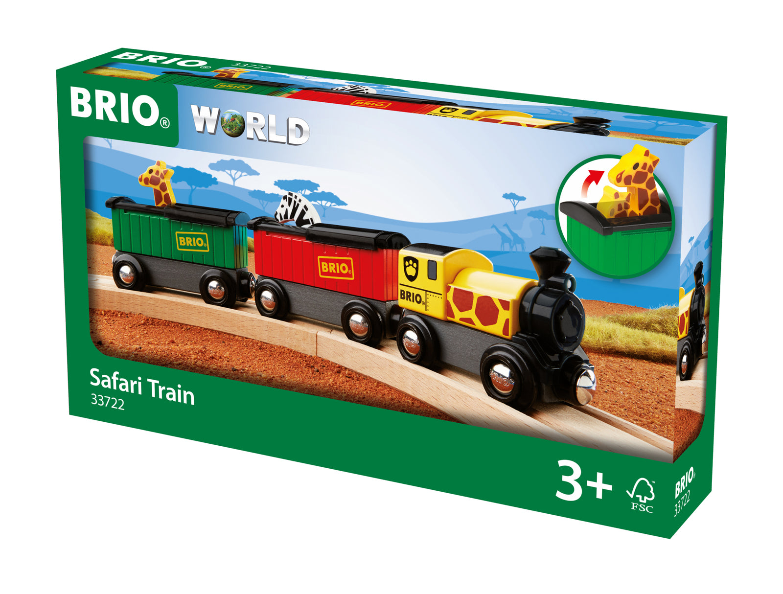 BRIO World Train - Safari Train