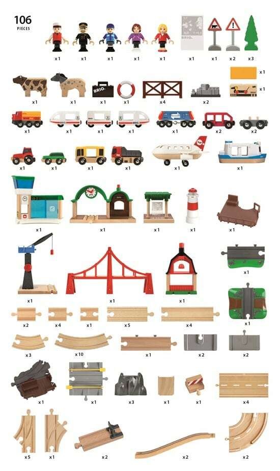 BRIO World Set - Railway World Deluxe Set