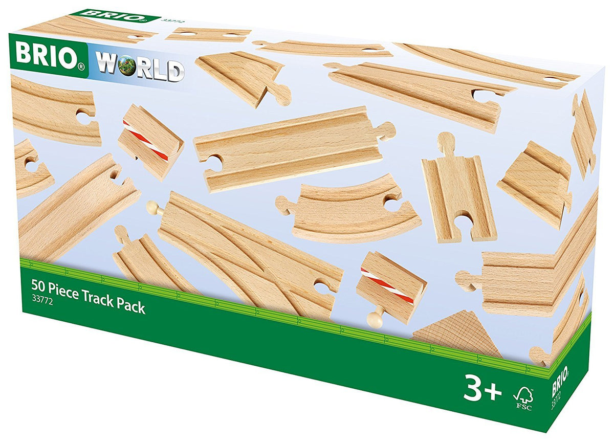 BRIO World Tracks - 50pc Track Pack