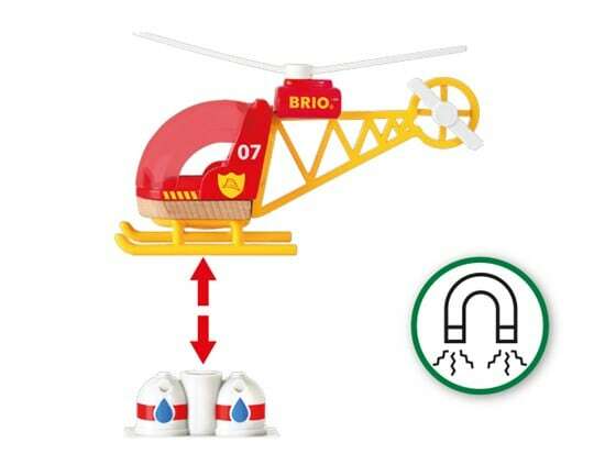 BRIO World Vehicle - Firefighter Helicopter