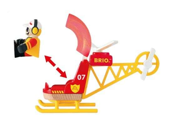 BRIO World Vehicle - Firefighter Helicopter