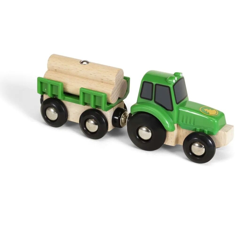 BRIO World Vehicle - Farm Tractor with Load