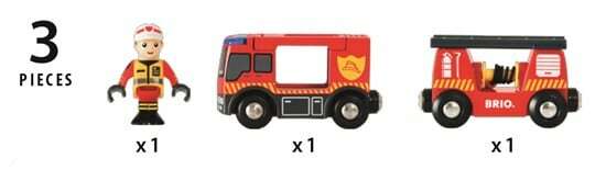 BRIO World Vehicle - Emergency Fire Engine
