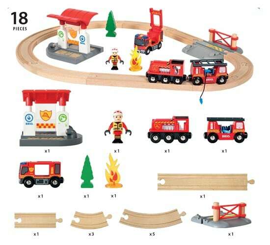 BRIO World Vehicle - Firefighter Set