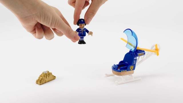 BRIO World Vehicle - Police Helicopter