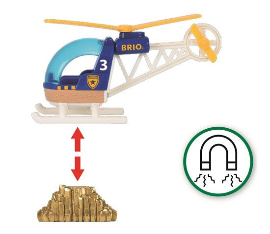 BRIO World Vehicle - Police Helicopter