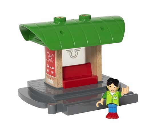 BRIO World Destination - Record & Play Train Platform