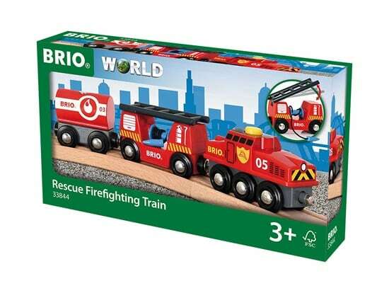BRIO World Vehicle - Rescue Firefighting Train